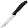 VICTORINOX COLTELLO BISTECCA SEGHETTATO Classic 12cm Nero Acciaio inox