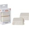 DECORA CONFEZIONE 36 PIROTTINI CARTA PLUMCAKE 80x50 Bianco