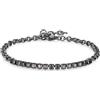 SAGAPO BRACCIALE TRICKY GUN CRISTALLO NERO