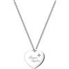 SAGAPO COLLANA Be My Always ACCIAIO CUORE 'FOREVER TOGETHER'