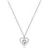 SAGAPO COLLANA Lucky Light ACCIAIO CUORE
