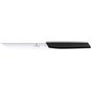 VICTORINOX COLTELLO BISTECCA SEGHETTATO Swiss Mode 12cm Nero
