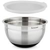 BARAZZONI CIOTOLA IMPASTARE con COPERCHIO 20cm INOX SILICONE