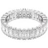 SWAROVSKI ANELLO MATRIX BAGUETTE CRY/RHS 50