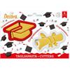 DECORA 2 STAMPI BISCOTTI LAUREA