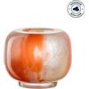 LEONARDO VASO 11cm ORANGE-CREMA CIPRIA DUE