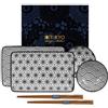 TOKYO DESIGN SET SUSHI 6PEZZI Nippon Black