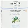 LAMPE BERGER RICARICA PROFUMATORE per AUTO Jardin d'Agaves (2pz.)
