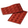 SILIKOMART STAMPO MADELEINE 15 Cavita 4X3cm Classic Terracotta Silicone