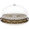 GUZZINI PIATTO TORTA con CAMPANA Vanity 30cm sMOKE