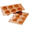 SILIKOMART STAMPO BRIOCHETTE CAN 6 Cavita 8cm Classic Silicone