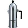 ALESSI CAFFETTIERA ESPRESSO LA CUPOLA 3 TAZZA Alluminio