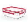 EMSA CONTENITORE RETTANGOLARE VETRO Clip & Close 1,30lt.