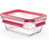 EMSA CONTENITORE RETTANGOLARE VETRO Clip & Close 0,45lt.