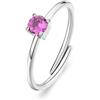 SAGAPO ANELLO Dazzly ACCIAIO CRISTALLO FUCSIA