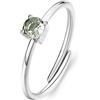 SAGAPO ANELLO Dazzly ACCIAIO CRISTALLO VERDE