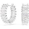 SWAROVSKI ORECCHINO MATRIX LRG HOOP CRY