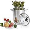 BARAZZONI PENTOLA CUOCI ASPARAGI e VERDURE ASPARGERA Inox 18/10