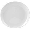 SATURNIA PIATTO OVALE BISTECCA Tivoli 30cm Bianco Porcellana