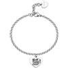SAGAPO BRACCIALE Be My Family ACCIAIO BEST TEACHER EVER