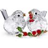 SWAROVSKI IDYLLIA:BIRD COUPLE AND BERRIES