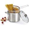 BARAZZONI SPAGHETTIERA doppio cestello 24cm Acciaio Inox 18/10