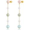 SAGAPO ORECCHINI Wisdom PVD ORO PERLE COLOR PENDENTE