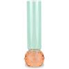 WD LIFESTYLE VASO EFFETTO DIAMANTE PESCA/AZZURRO 23cm