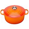 LE CREUSET CASSERUOLA TONDA GHISA 24cm Evolution Arancio COCOTTE