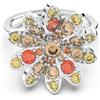 SWAROVSKI SALDI 50 ANELLO ETERNAL FLOWER ORANGE/YELLOW/MIX 55