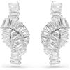 SWAROVSKI ORECCHINO MATRIX KNOT WHI/RHS