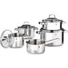 WMF BATTERIA PENTOLA 9 Pezzi Belmonte Inox 18/10
