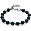 SAGAPO BRACCIALE Riot ACCIAIO SFERE LAVA STONE