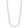 SAGAPO COLLANA Chunky ACCIAIO DISCHETTI 44mm