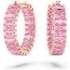 SWAROVSKI ORECCHINO MATRIX PINK