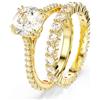 SWAROVSKI ANELLO CONSTELLA DOUBLE WHI/GOS 55