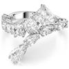 SWAROVSKI ANELLO MATRIX WHI/RHS 55