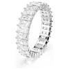 SWAROVSKI ANELLO MATRIX BAGUETTE CRY/RHS 50