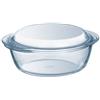 PYREX CASSERUOLA con COPERCHIO 26cm 3,00lt. Trasparente