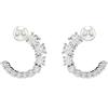 SWAROVSKI ORECCHINI MATRIX CIRCLE CRY