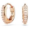 SWAROVSKI ORECCHINI MATRIX MINI HOOP CRY/ROS
