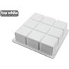 SILIKOMART STAMPO CUBIC Top White Silicone 17cm h.5,cm