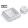 SILIKOMART STAMPO MATELASSE' Top White Silicone 16cm h.5,cm