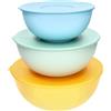 GUZZINI 3 CONTENITORI VETRO CHEF LINE 20-24-28CM