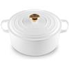LE CREUSET CASSERUOLA TONDA GHISA 24cm Evolution White Gold COCOTTE