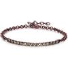 SAGAPO BRACCIALE TRICKY BROWN CRISTALLO VERDE