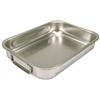 STEEL PAN TEGLIA RETTANGOLARE ALTA 30x22cm ANTIADERENTE Inox