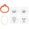 DECORA 2 TAGLIAPSTA CON STENCIL HALLOWEEN