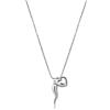 SAGAPO COLLANA FEELINGS ACCIAIO PEPERONCINO/CUORE