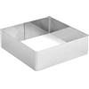HOME ANELLO COPAPASTA QUADRO Acciaio Inox 8x8cm 4,5cmH.